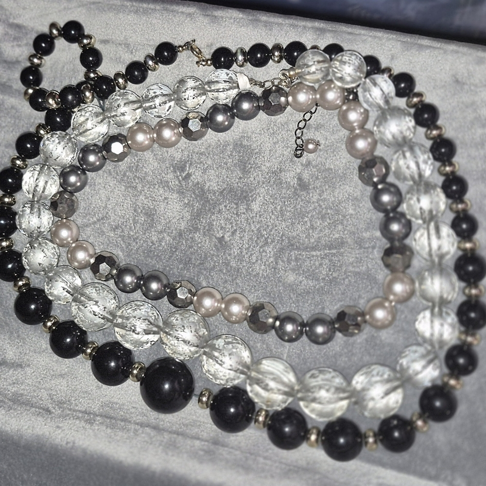 Vintage Elegant Beaded Necklaces